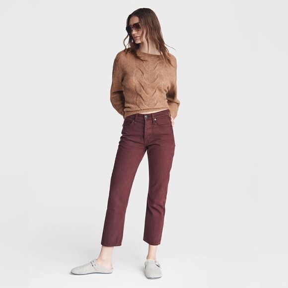 Rag & Bone Maya High Rise Ankle Slim Jeans Sz 27 - Picture 1 of 12